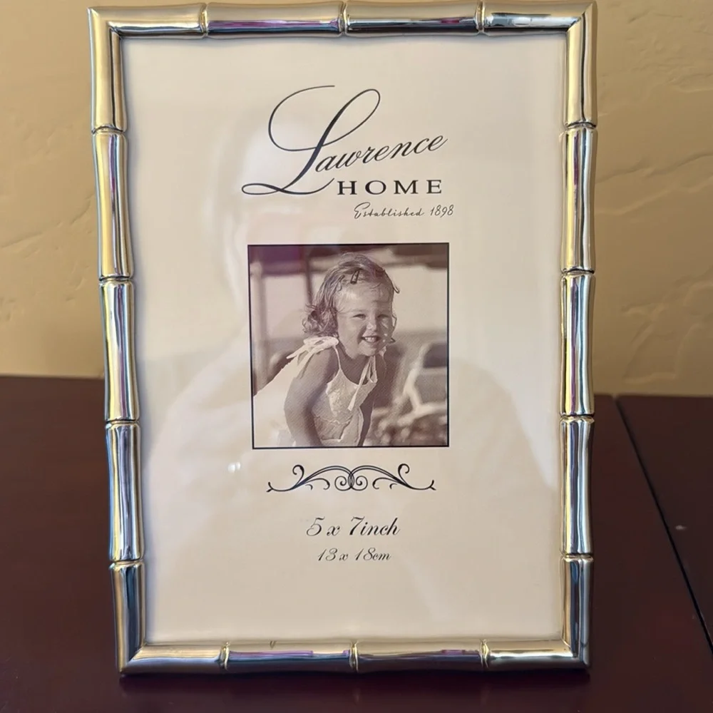 Lawrence Home Silver Color Metal 5 x 7 inch Frame